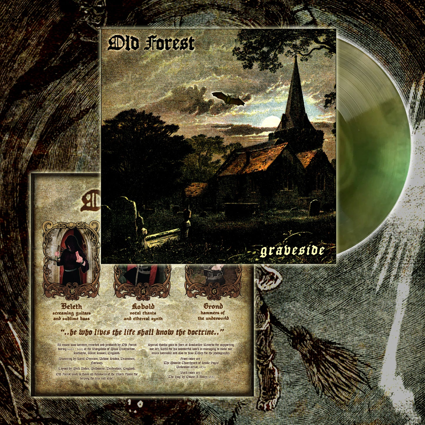 Old Forest "Graveside (Swamp green vinyl)" Limited Edition 12"