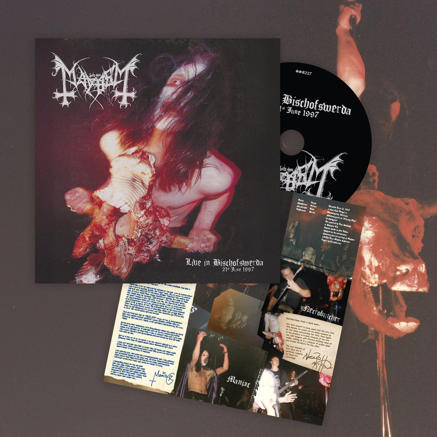 Mayhem "Live in Bischofswerda (Jewel case cd)" CD