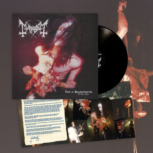 Mayhem "Live in Bischofswerda (Black vinyl)" Limited Edition 12"