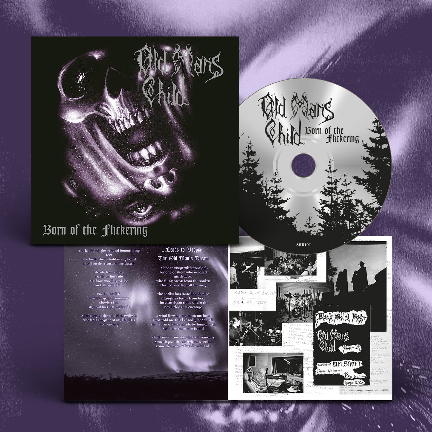 Old Man's Child "Born Of The Flickering" CD