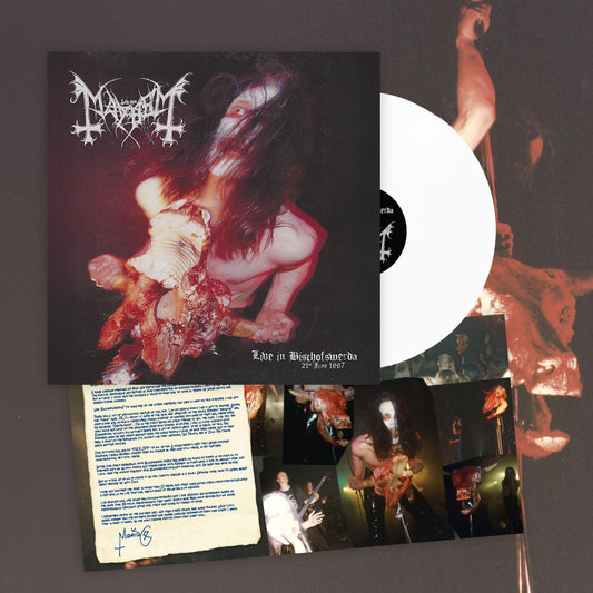 Mayhem "Live in Bischofswerda (White vinyl)" Limited Edition 12"