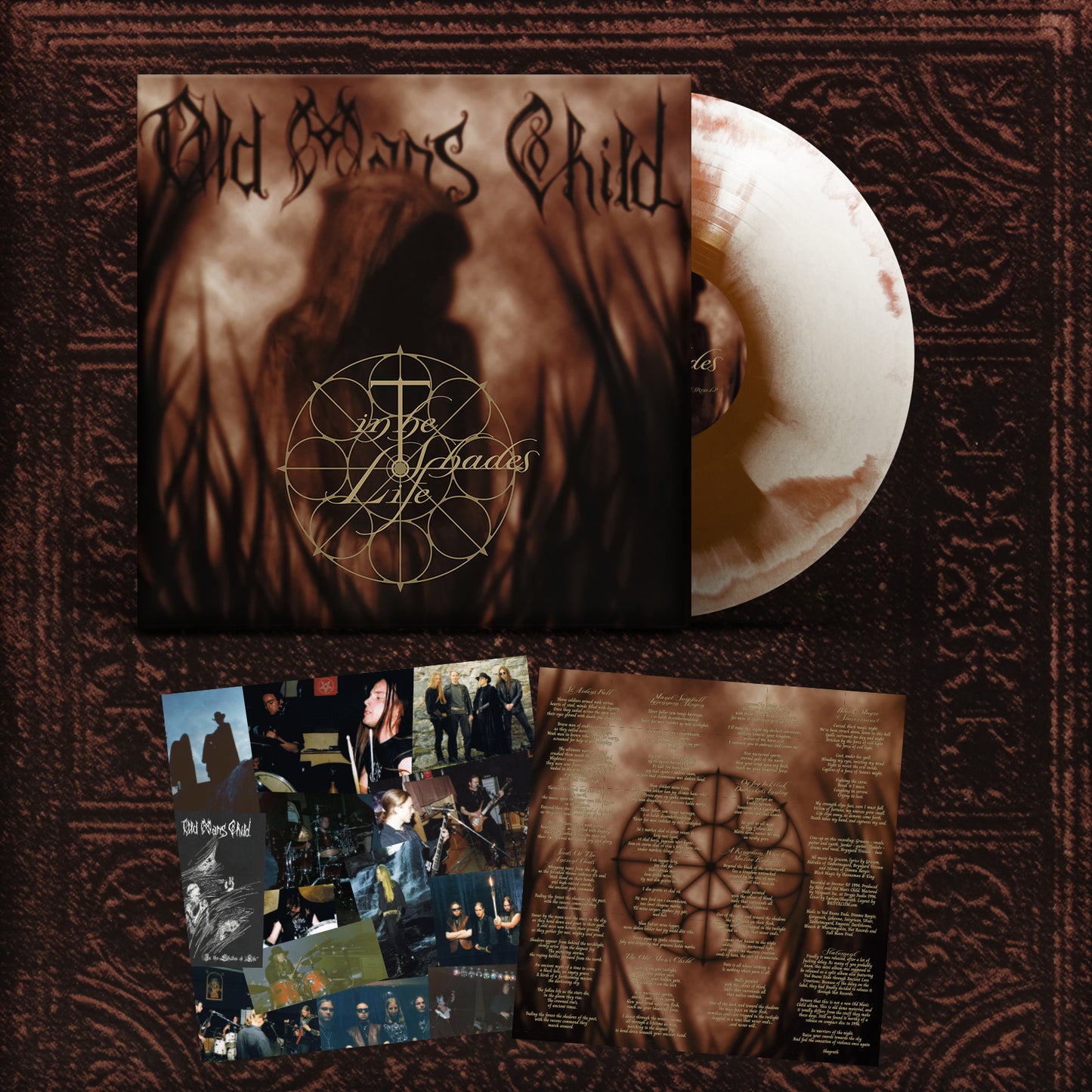 Old Man's Child "In The Shades Of Life (Aside/Bside white/brown vinyl)" Limited Edition 12"