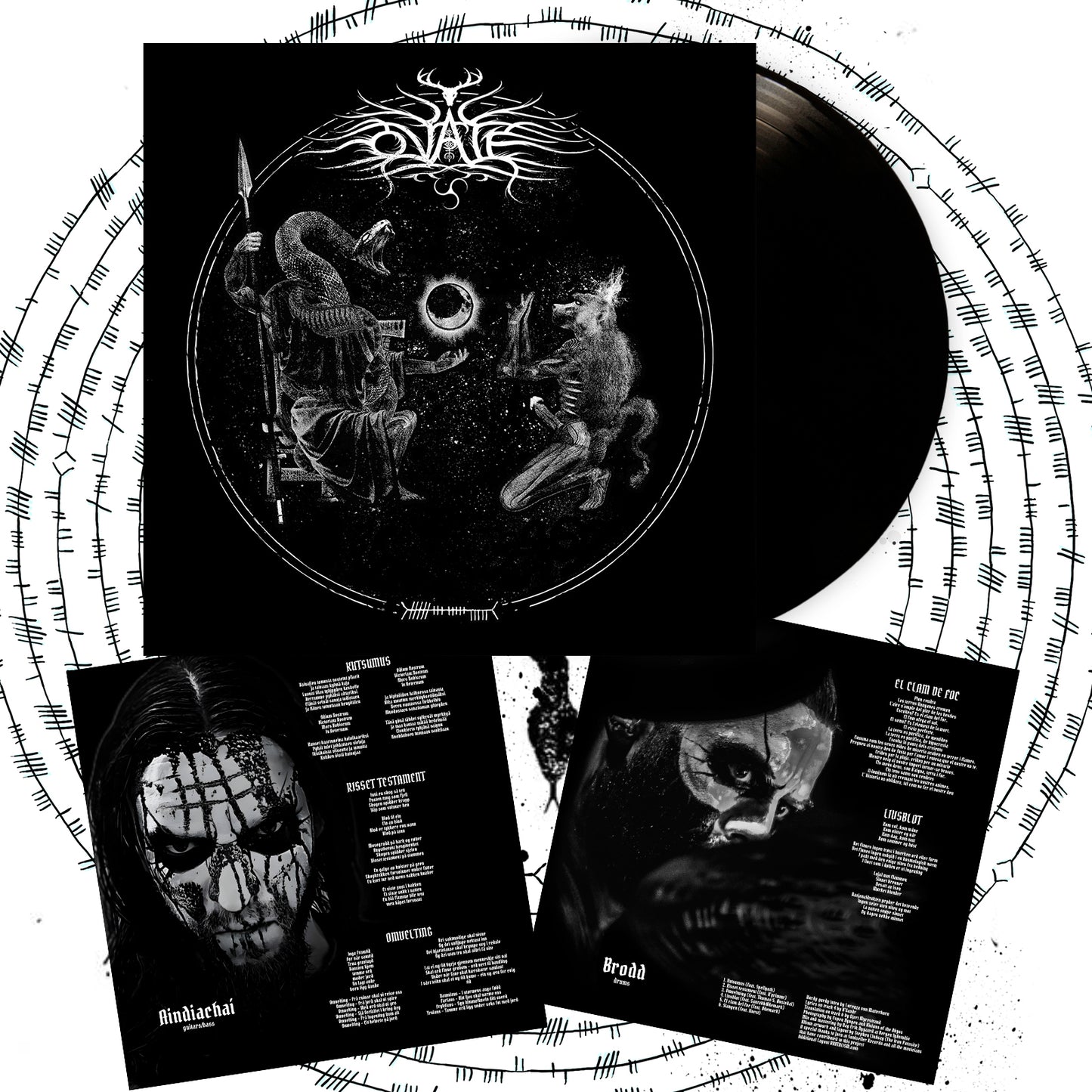 Ováte "Rúin (Ltd. edition black vinyl)" Limited Edition 12"